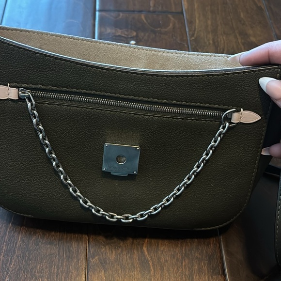 LOUIS VUITTON | LV | Very Calfskin Leather Saddle Shoulder Bag Khaki Green Purse - Picture 3 of 8